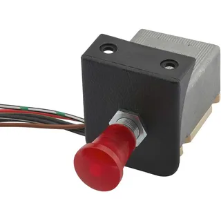 Hella Warnblinkschalter - Zugbetätigung - 12V - Einbau mit Glühlampe 6HD 002 535-101