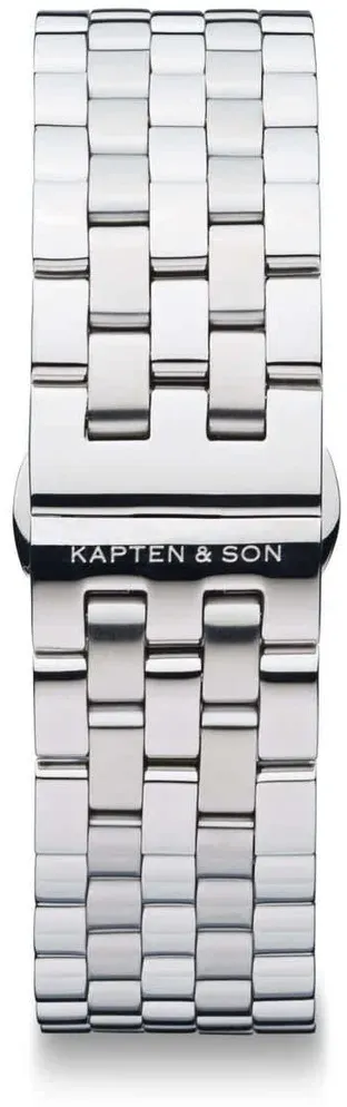 KAPTEN & SON - STEEL STRAP - silver / 18 MM