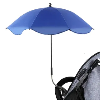 Kleinkindstuhl mit Regenschirm, Kinderwagen-Sonnenschirm - Tragbarer Stuhl-Sonnenschirm für Kinder, Sonnenschutz-Regenschirm für Strandstuhl-Rollstuhlreisen Nupaque