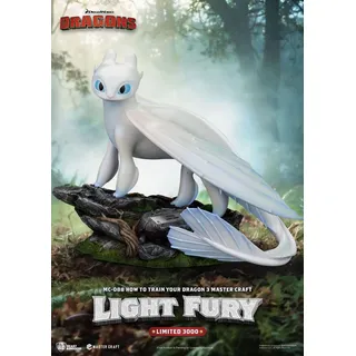 Beast Kingdom Toys Beast Kingdom Drachenzähmen leicht gemacht 3 Master Craft Light Fury 29 Cm Figur - Multicolor