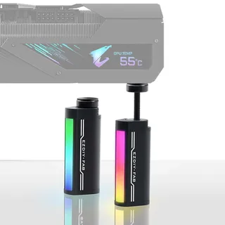 EZDIY-FAB GPU-Halterung,5V 3PIN ARGB Grafikkarten-GPU-Halterung mit Einstellbarer Höhe,Videokarten-Halterung/Holster-Halterung