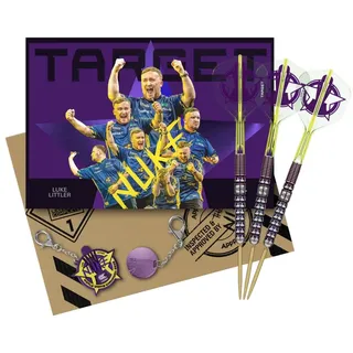Target Darts Target Dartpfeile Luke Littler World Champion 2025 mit Metallspitze, 23g, 3 Stück