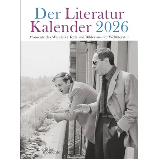 Edition momente Der Literatur Kalender Wochenkalender 2026