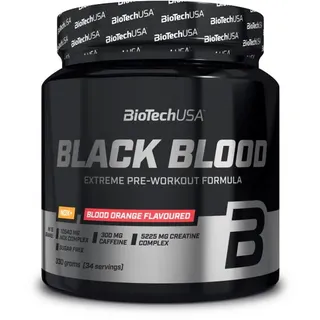 BIOTECH USA Black Blood NOX+ 340 g Dose, Blueberry-Lime