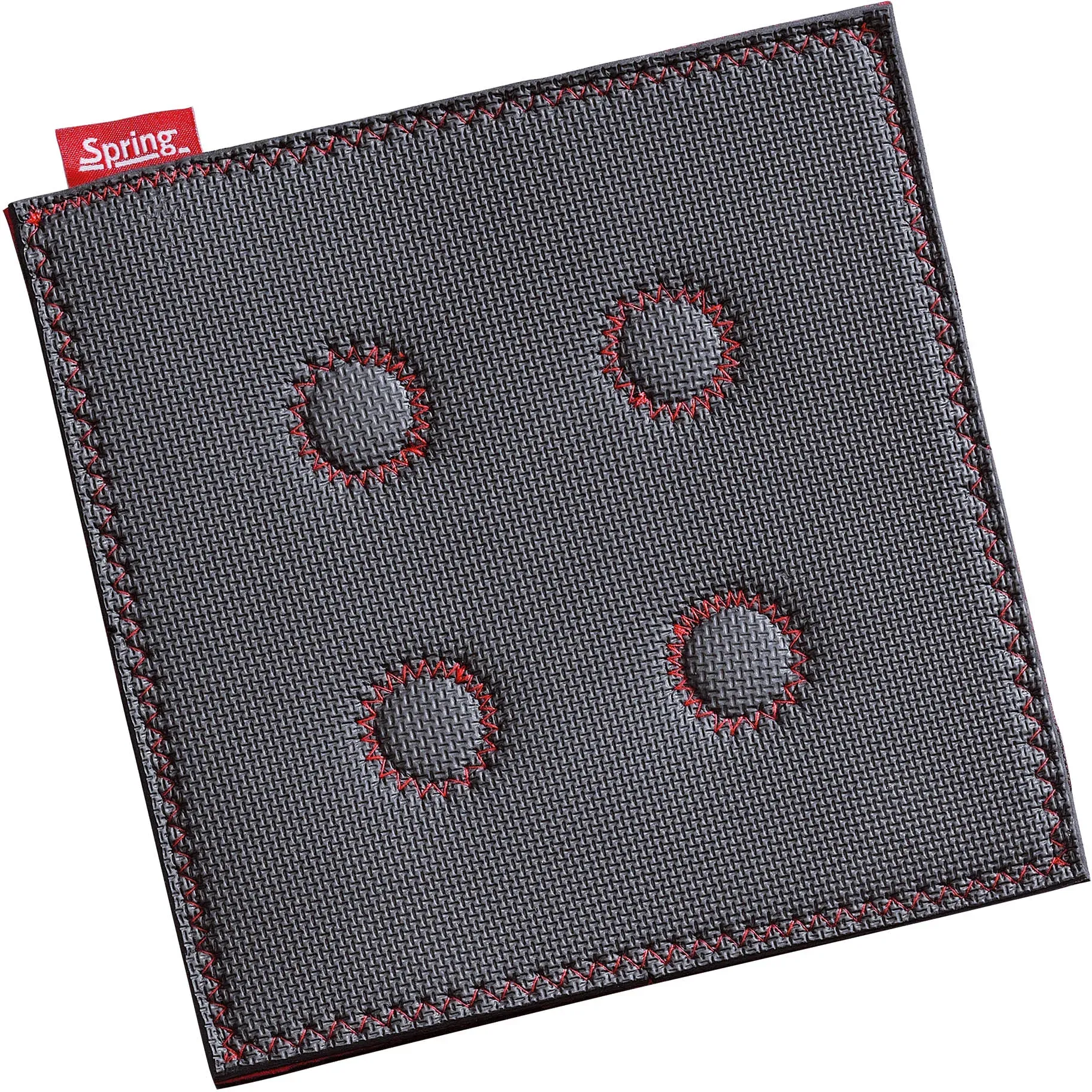 SPRING Magnetischer Untersetzer SPRING GRIPS eckig 21,5 x 21,5 cm schwarz