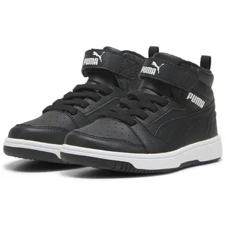 Puma Rebound V6 Mid Kinder Schwarz 35