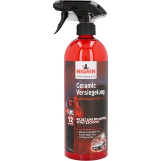 Nigrin Performance Ceramic Versiegelung, intensive Leuchtkraft, Hochglanzeffekte, mit Abperleffekt, 750ml,