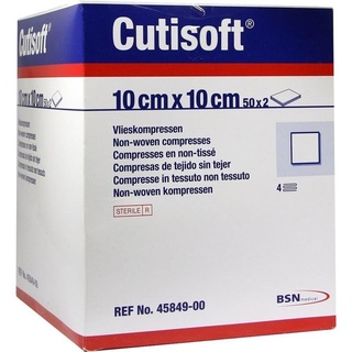 BSN Medical CUTISOFT VLIESKOMPRESSEN STERIL 10X10CM