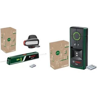 Bosch Professional Akkuschrauber GO (inkl. 25-tlg. Bit-Set, USB-Ladekabel, L-BOXX Mini) & Laser Entfernungsmesser GLM 40 (Flächen-/Volumenberechnung, max. 40 m, 2x 1,5-V Batterien, Schutztasche)