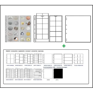 Leuchtturm Numis Münzhüllen 34, 5er -Packung