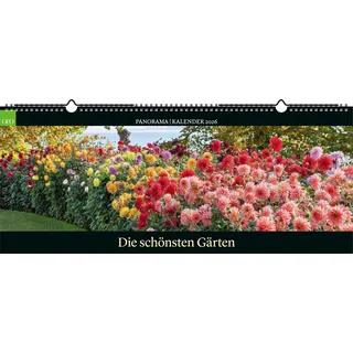 Neumann GEO Panorama: Die schönsten Gärten 2026 - Panorama-Kalender - Wand-Kalender - Groß-Format - Bildkalender - 120x50 cm