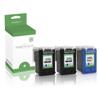 3x Druckerpatrone kompatibel zu HP 21 XL HP 22 XL OfficeJet 4315 4355 4625 J3680