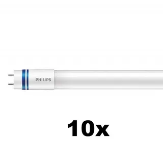 10er Pack 60cm Philips G13/T8 MASTER High Output LED Röhre HF High Output 8W 1000lm 3000K warmweißes Licht für EVG - Kunststoff