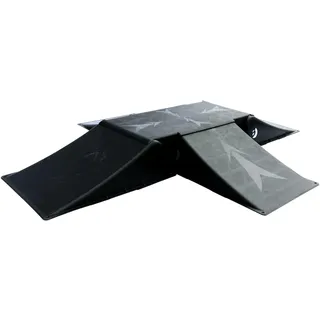 Best Sporting Rampen-Set für Skateboard/BMX-Rad/Skater & RC Cars I 4+1-teilige Skater Rampe für Flexible Aufbaumöglichkeiten I stabile Skateboard Rampe I hochwertige Scooter Rampe, 156 x 126 x 16 cm