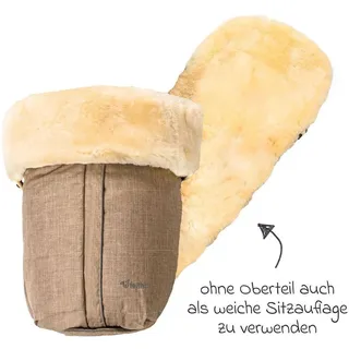 Fellhof Fußsack Aspen Beige-Melange