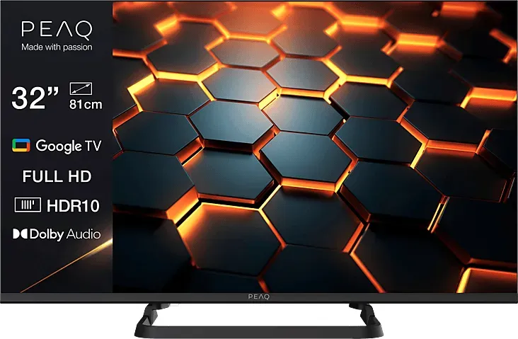 PEAQ PTV 32GF-5026C Google TV (Flat, 32 Zoll / 80,0 cm, Full-HD, SMART TV)