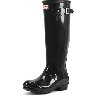 Hunter Damen Original Gloss Gummistiefel - Schwarz (Black/blk) , 37 EU