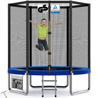 Devoko Trampolin Outdoor 183/228/305/366/427 cm Blau