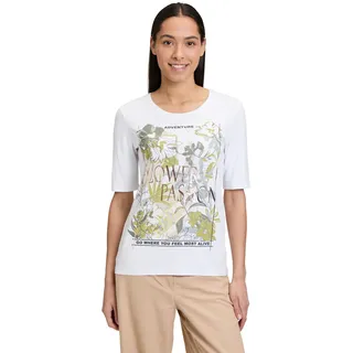 Betty Barclay Basic Shirt Weiß/Khaki 48
