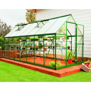 Alu grün Polycarbonat 0,7 mm/Dach HKP 4 mm 7,9 m2 inkl. Bundle