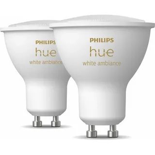 Philips Hue White Ambiance 62929800 5W GU10 2 St.