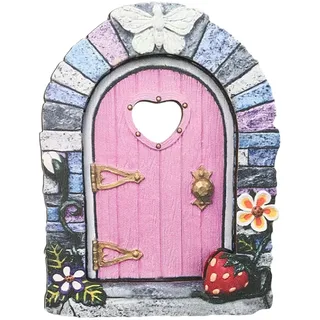Kapaunn Garten Feentür Wichteltür Miniatur Elfentür Wichteltür Feentür Dekoration Fee Tiny House Tür Kinder Geschenk, Miniatur Fee Garten Dekoration Im Freien Zubehör