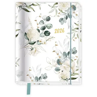 Trötsch Verlag Trötsch Taschenkalender A6 Wire-O Motiv Blätter 2026 mit Postkarten