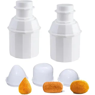 Generisch Arancini Form(2PCS) DIY Reiskugelform 2024 Mehrzweck-Küchen-Fleischbällchen Arancini Form Arancini Maker Arancinotto Arancini Wiederverwendbare Reisform Lunch-Form, Reiskugel-Form