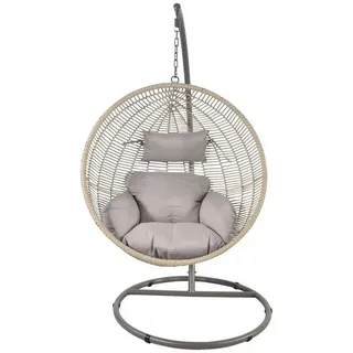 moritz Hängesessel mit Gestell 100 kg rund, Hängeschaukel Hängestuhl Hängekorb Sitz