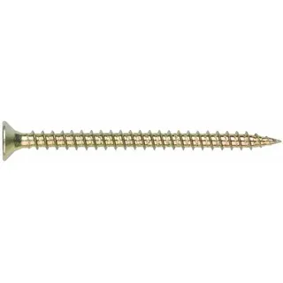 Holzschraube - Senkkopf - PZ-Antrieb - Bichromatiert 5 x 35 - Packung mit 250