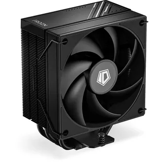 ID-COOLING FROZN A410 Black - Schwarzer Luft-CPU-Kühler, 4×Ф6mm Heatpipes, 120x120x25mm FDB-Lüfter, TDP 220W, kompatibel mit Intel LGA1700/1851/1200/115X und AMD AM4/AM5 (152 mm Höhe).