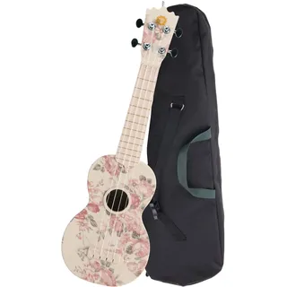 Classic Cantabile BeachBuddy Desert Rose, Sopran-Ukulele ABS