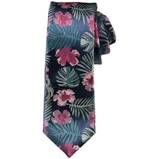 Mey & Edlich Herren Aloha-Krawatte blau - 01