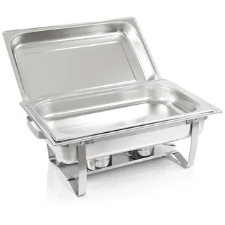 Zelsius Mahlzeit Chafing Dish (Lille (1x 1/1 gn Warmhaltebehälter Essen, Wärmebehälter Rechaud für Catering, Buffet und Party