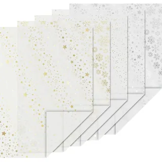 Heyda Transparentpapier Sternenglanz 10 Blatt