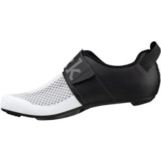 Fizik Unisex-Adult Transiro Hydra Triathlon-Biking-Shoes, Weiß/Schwarz, 12-12.5 - 46/46.5 EU