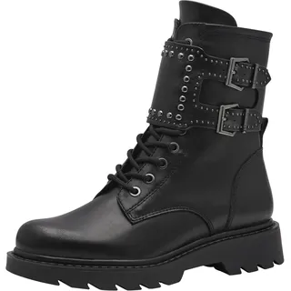 TAMARIS Damen Stiefelette Vegan; BLACK, EU 40