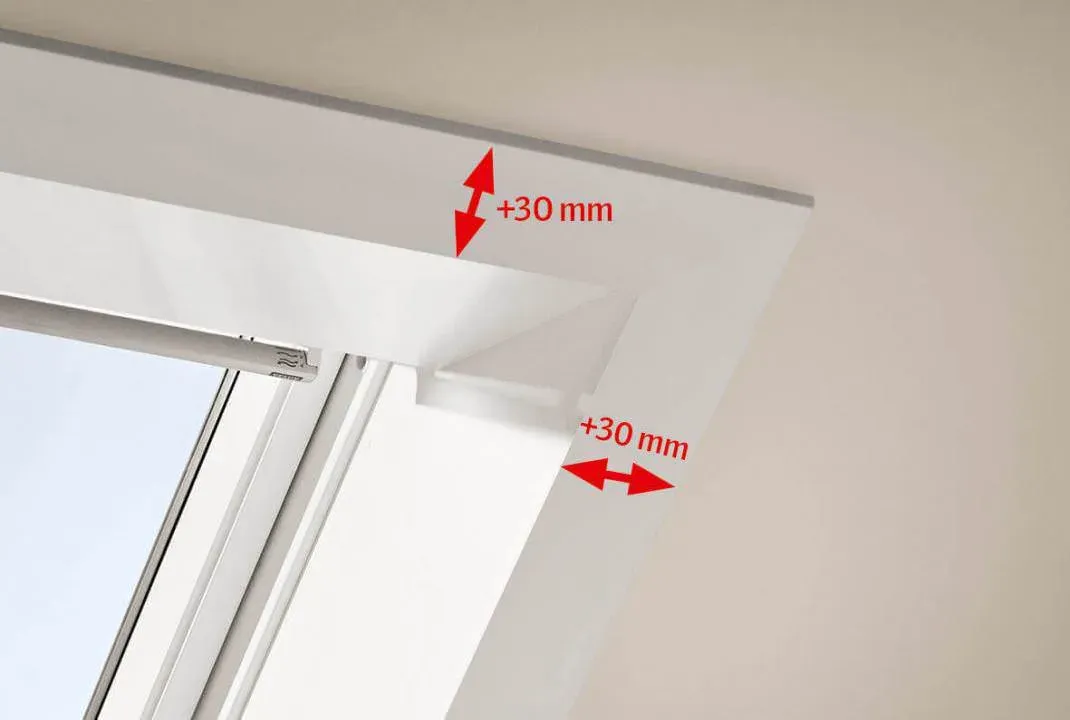 VELUX Renovierungskit Innenfutter,zus. Abdeckleisten 87mm LSW  CK235 2000