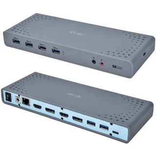 iTEC i-tec USB-C/A 4K Dual Display Docking Station HDMI/DP/6xUSB/Audio