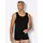 Herren Unterhemden 2er Pack Tank Top Active Flex Cotton ärmellos einfarbig Schwarz Baumwolle XX-Large