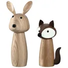 Leonardo CUCINA 2er Set Gewürzmühlen 'Hase' & 'Fuchs'