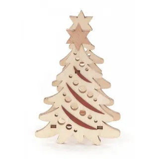 Dregeno Erzgebirge Schwibbogen-Fensterbank Kerzenaufstecker Weihnachtsbaum BxHxT 45x60x30mm NEU