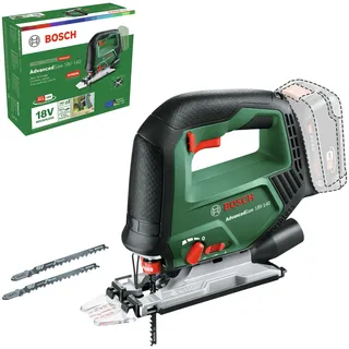 Bosch AdvancedSaw 18V-140 inkl. 1 x 2,0 Ah + Ladegerät + 3 x Sägeblätter