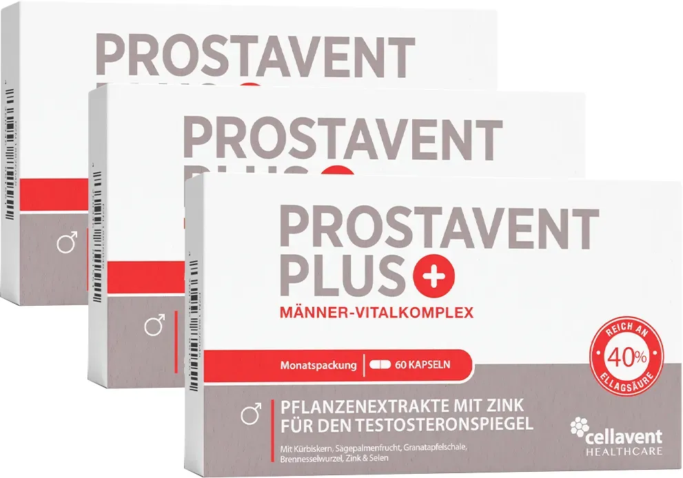 Prostata Komplex Kapseln - Prostavent PLUS 3 Monate