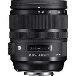 SIGMA 576955 24 mm - 70 2.8 DG, HSM, OS (Objektiv für Nikon F-Mount, Schwarz)