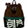 Scooby Doo Skeleton Glow Mini Rucksack Einheitsgröße