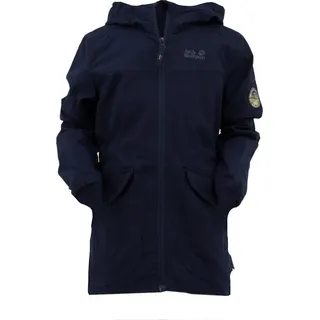 Jack Wolfskin Treasure Hunter Parka Outdoor Jacke Windjacke Blau1608291-1910 128 - Blau - 128