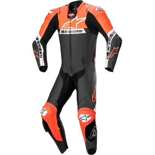 Alpinestars Missile V2 Ward Lederkombi 1tlg. - Schwarz/Neon-Rot/Weiß - 46