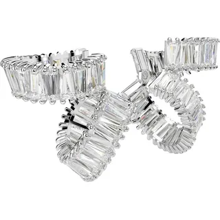 Swarovski Paar Ohrklemmen silberfarben