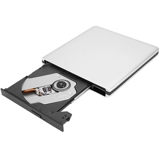 USB 3.0 Blu-Ray Externes optisches Laufwerk, DVD CD BD Brenner Recorder Slim Tragbarer Treiber Mobiler Laptop PC Externer DVD Brenner CD Treiber